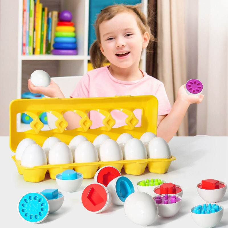 Rainbow Egg Sorting Set