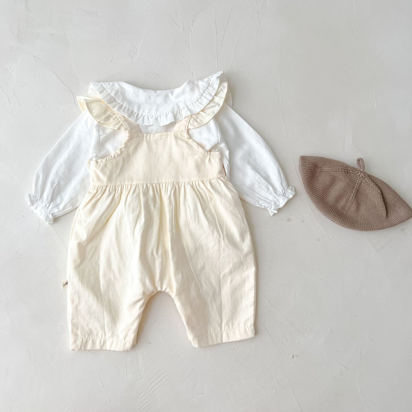 Golden Hour Suspender Romper