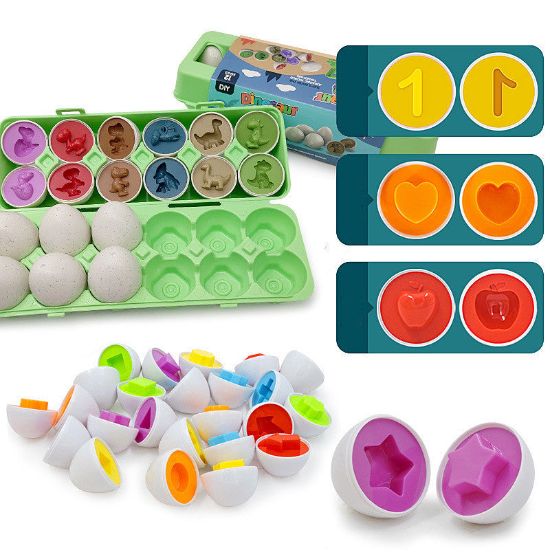 Rainbow Egg Sorting Set
