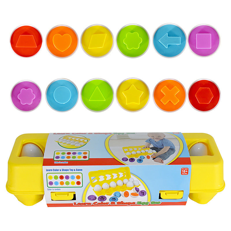 Rainbow Egg Sorting Set