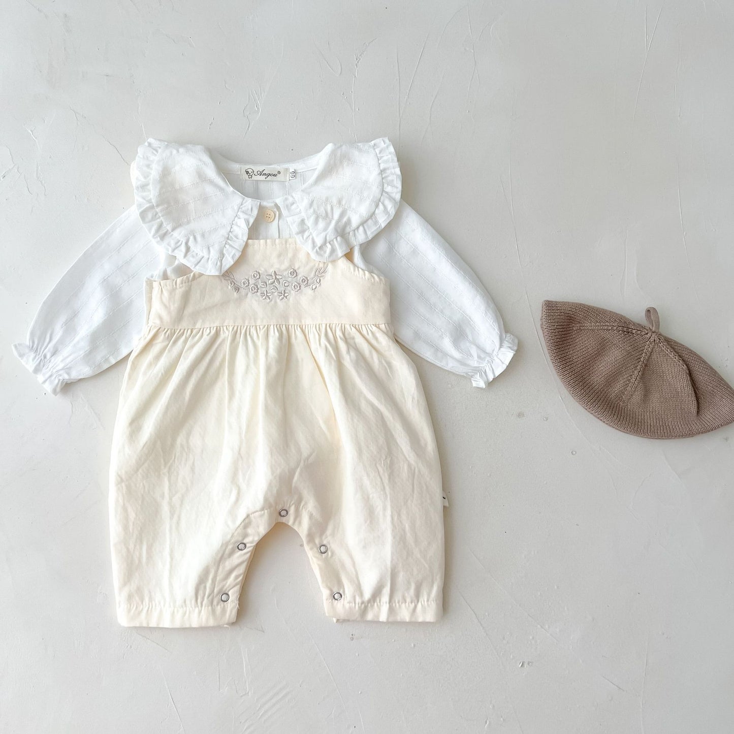 Golden Hour Suspender Romper