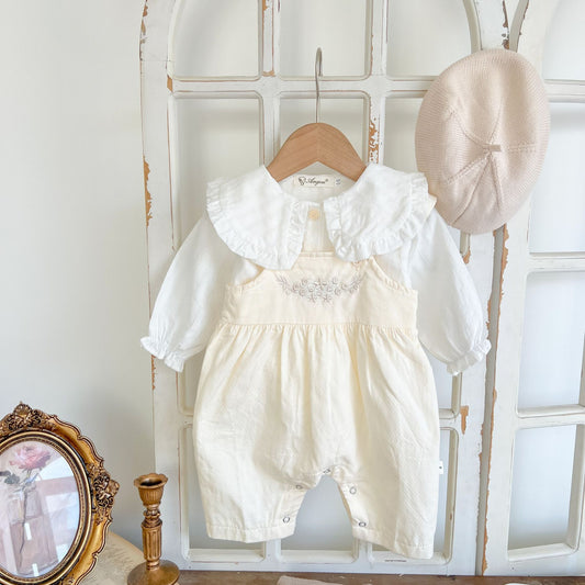 Golden Hour Suspender Romper