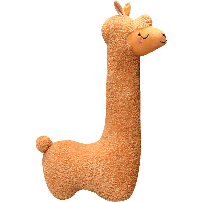 Cuddly Alpaca Plush Pillow