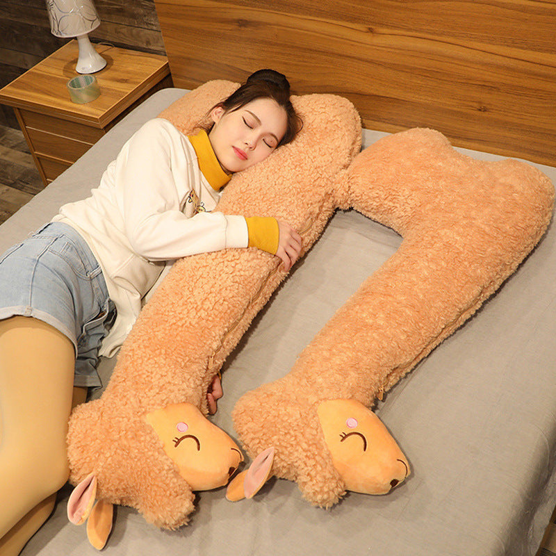 Cuddly Alpaca Plush Pillow