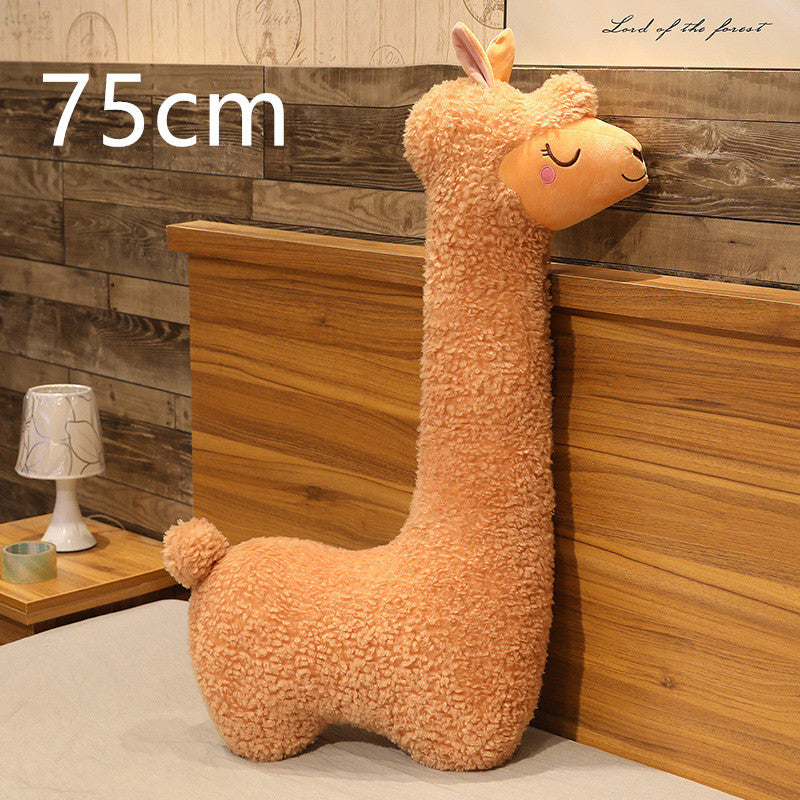 Cuddly Alpaca Plush Pillow