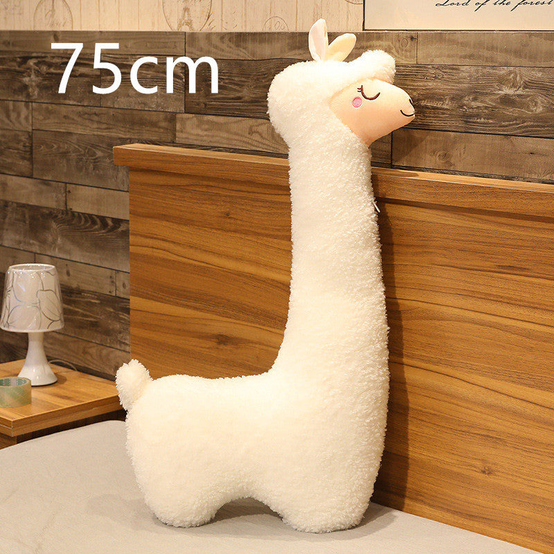 Cuddly Alpaca Plush Pillow
