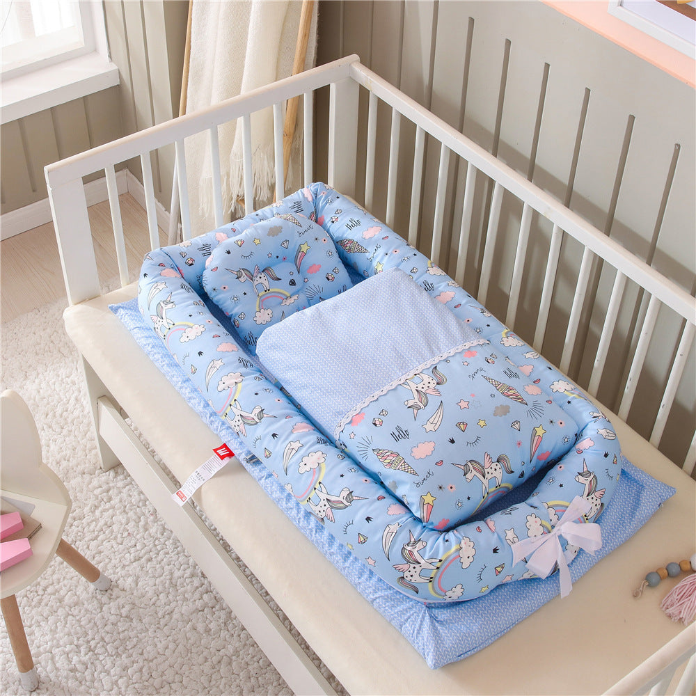 NestEase Foldable Travel Crib