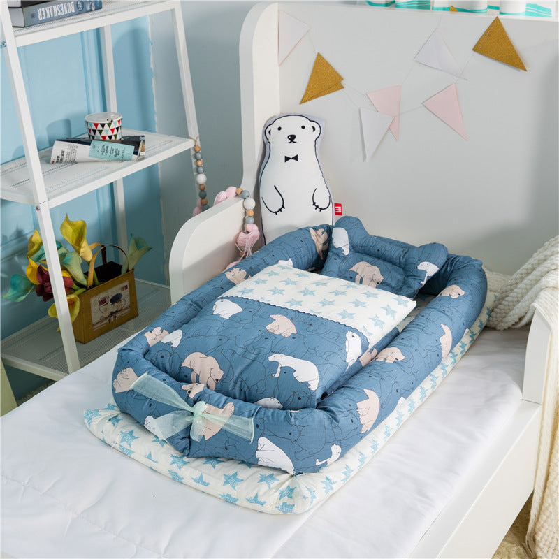 NestEase Foldable Travel Crib