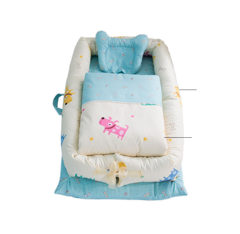 NestEase Foldable Travel Crib