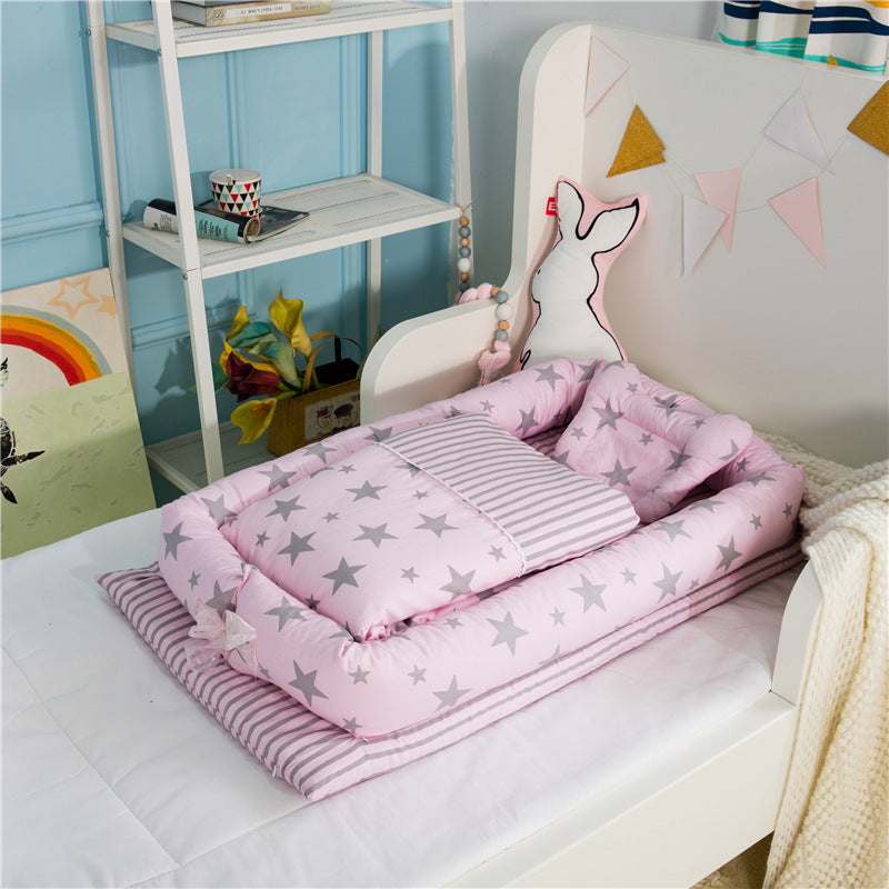 NestEase Foldable Travel Crib