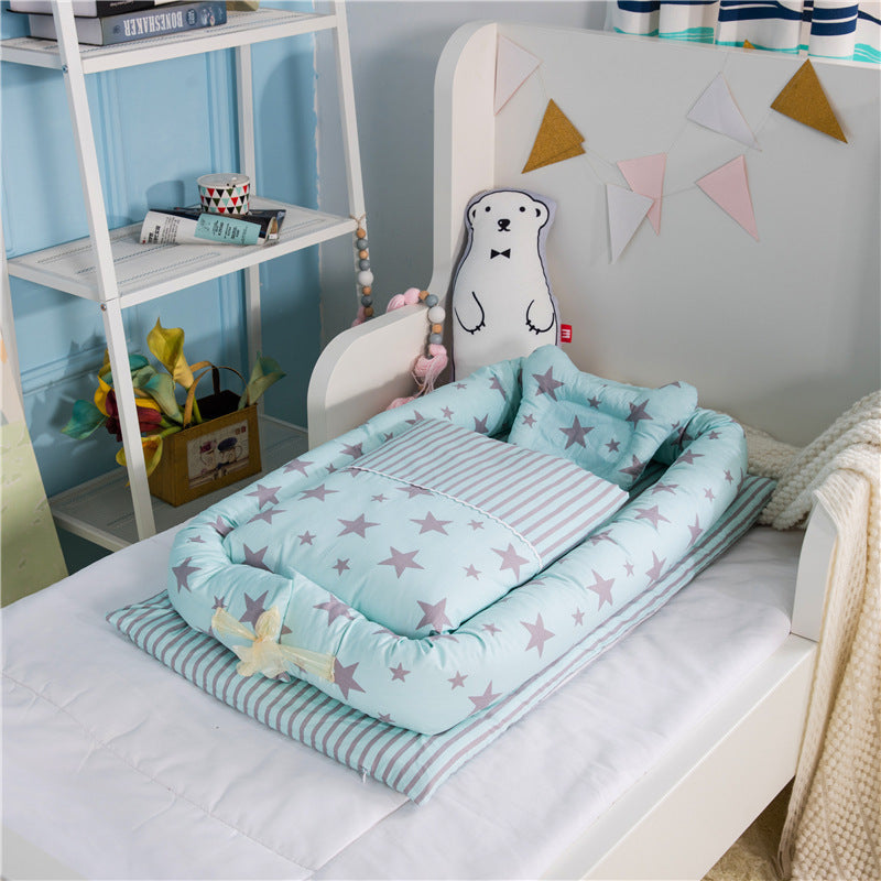 NestEase Foldable Travel Crib