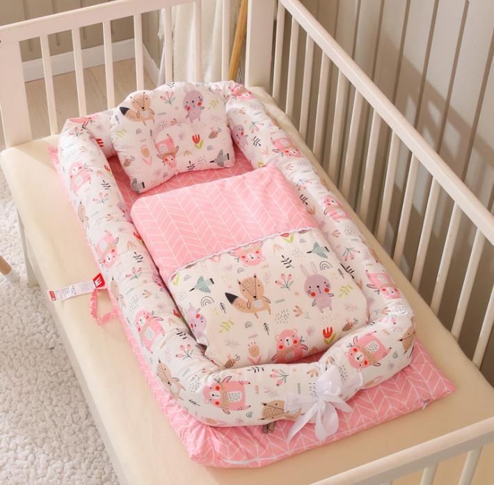 NestEase Foldable Travel Crib