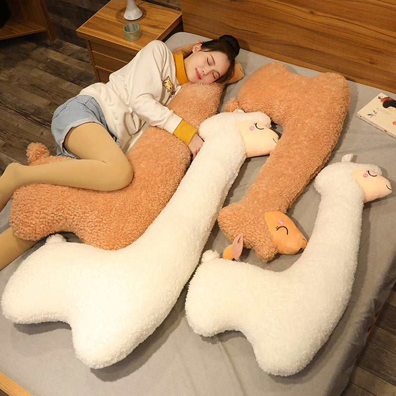 Cuddly Alpaca Plush Pillow