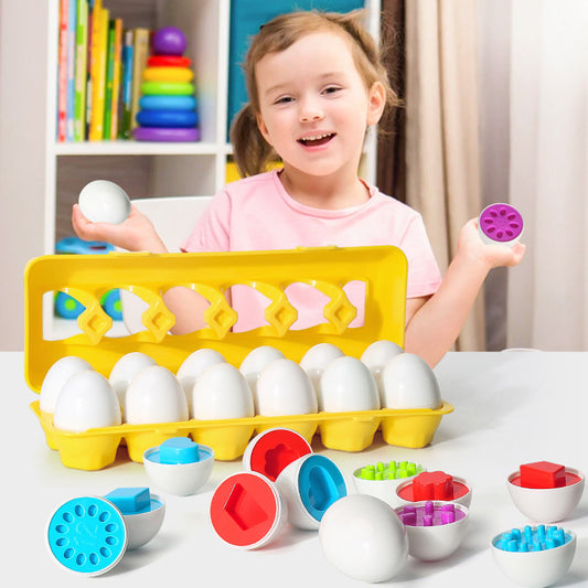 Rainbow Egg Sorting Set