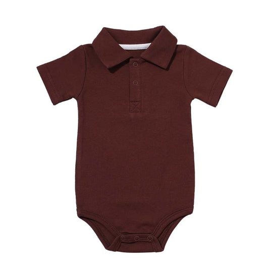 Heritage Knit Collared Onesie