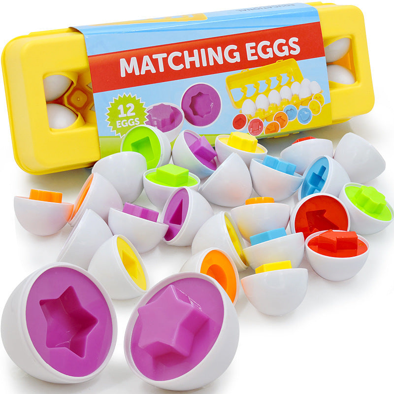 Rainbow Egg Sorting Set